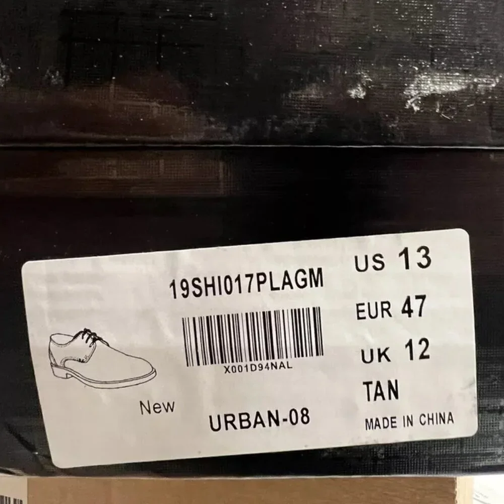 Bruno Marc Urban Mens Oxford Tan Size 13 M